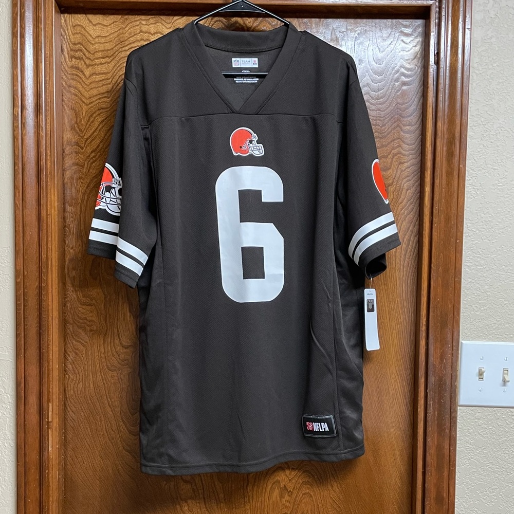 NFL Apparel Browns Baker Mayfield Jersey Size Large Mens
